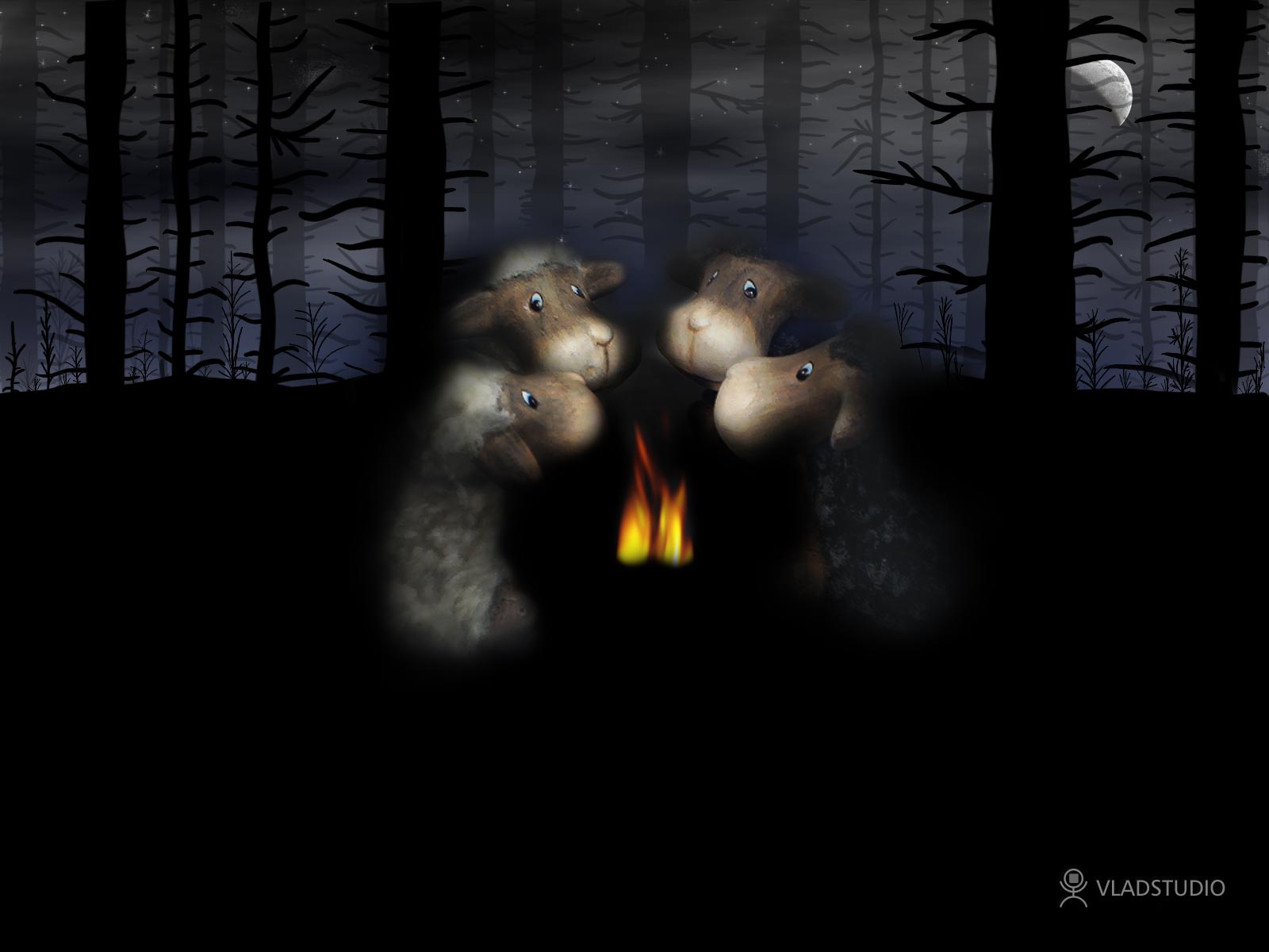 Темные обои