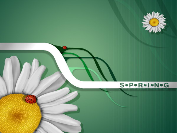 Легкие рисованые обои