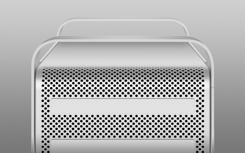 системный блок от Apple на заставку