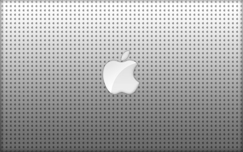 классический значок apple на заставку
