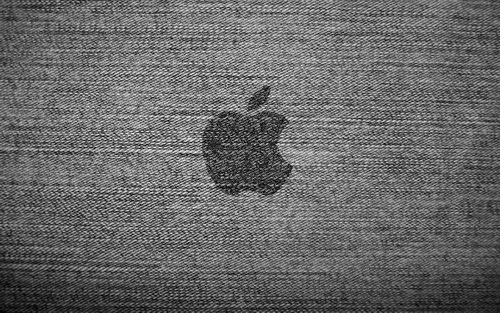 заставка apple под джинсу