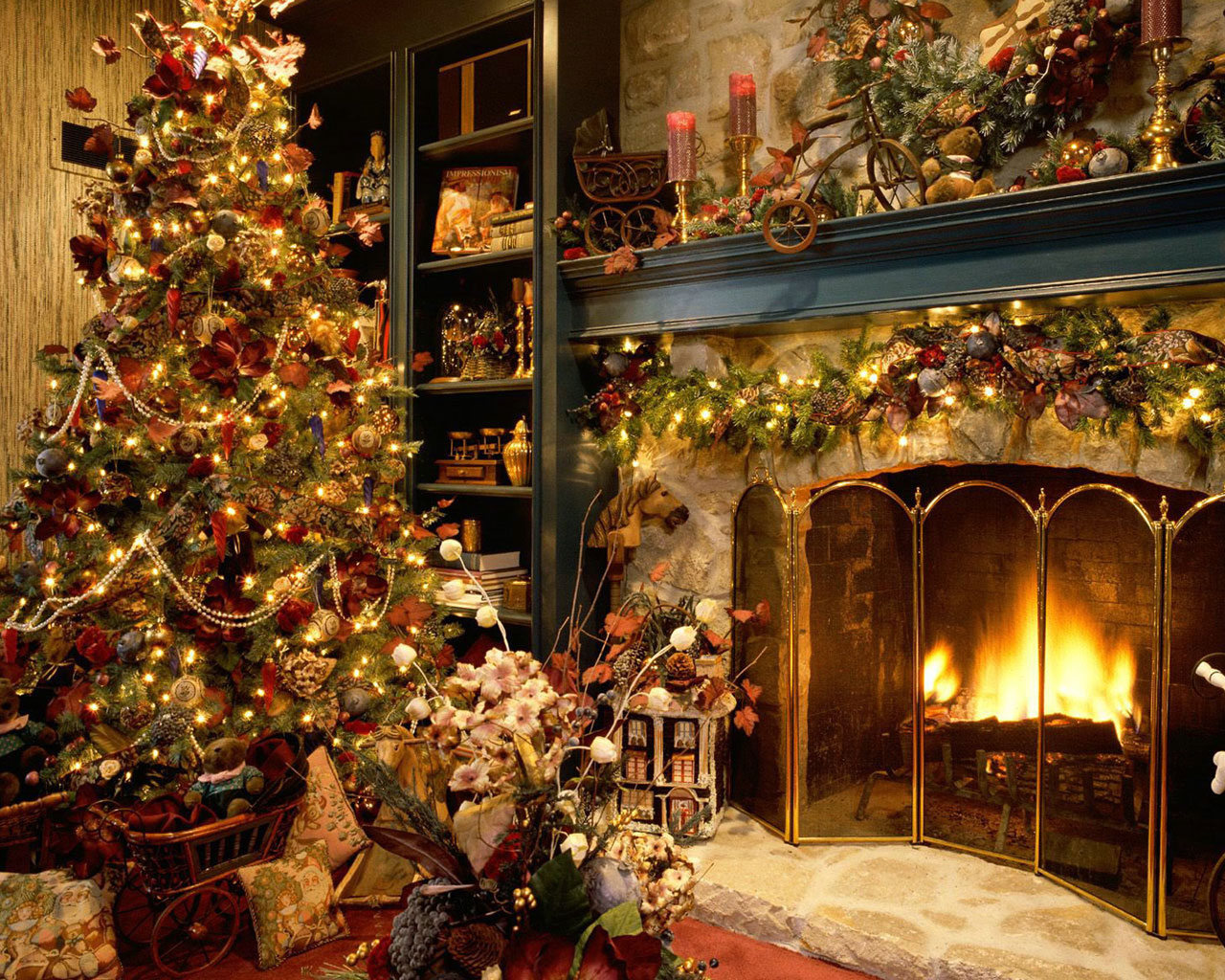 Рождественские и новогодние обои