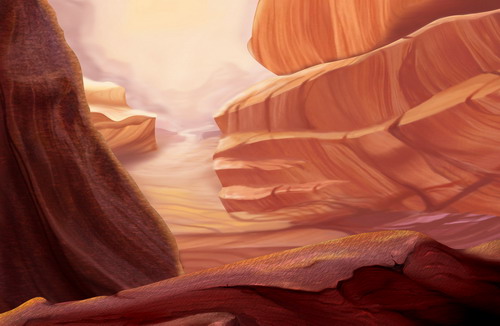 Рисованные обои