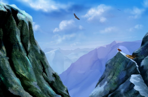 Рисованные обои