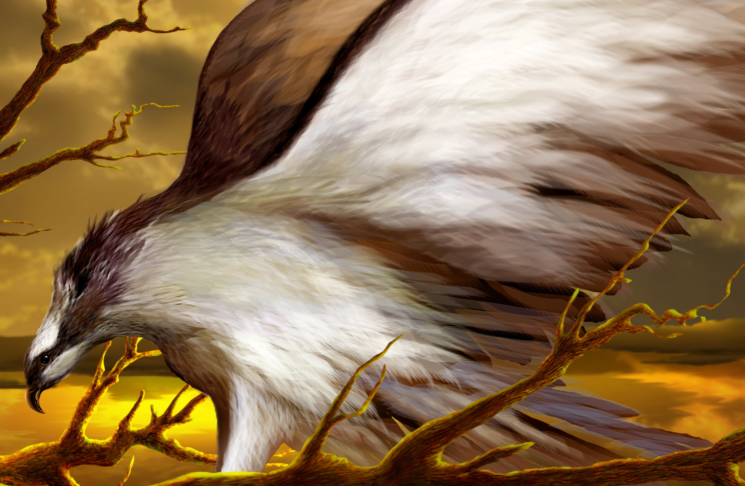 Рисованные обои