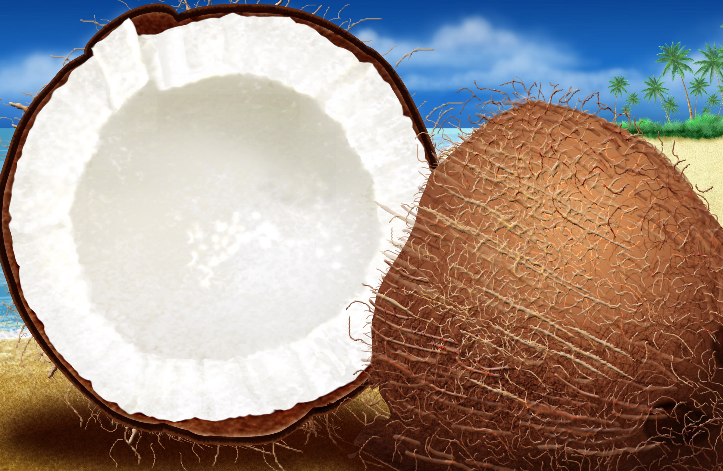 Рисованные обои