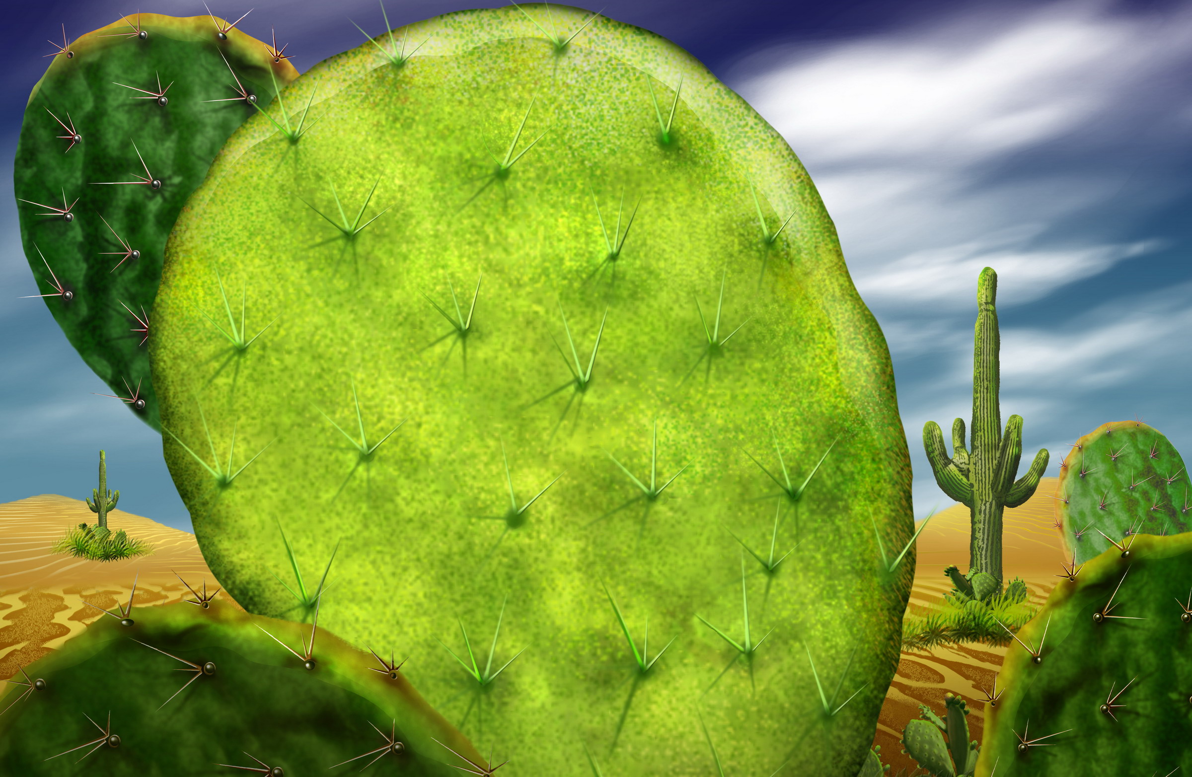 Рисованные обои