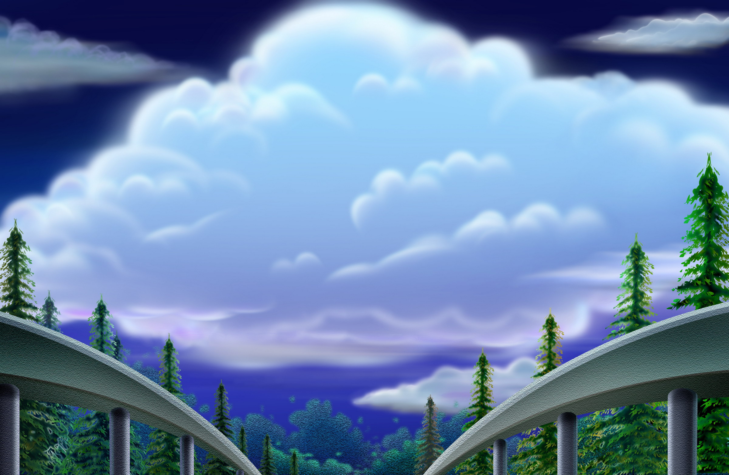 Рисованные обои