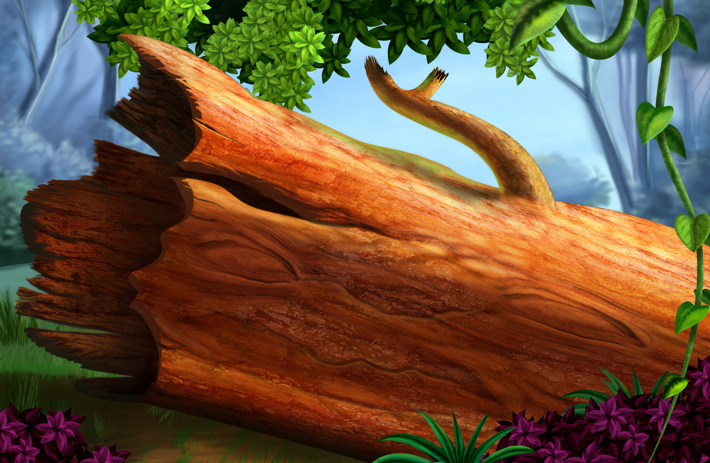 Рисованные обои