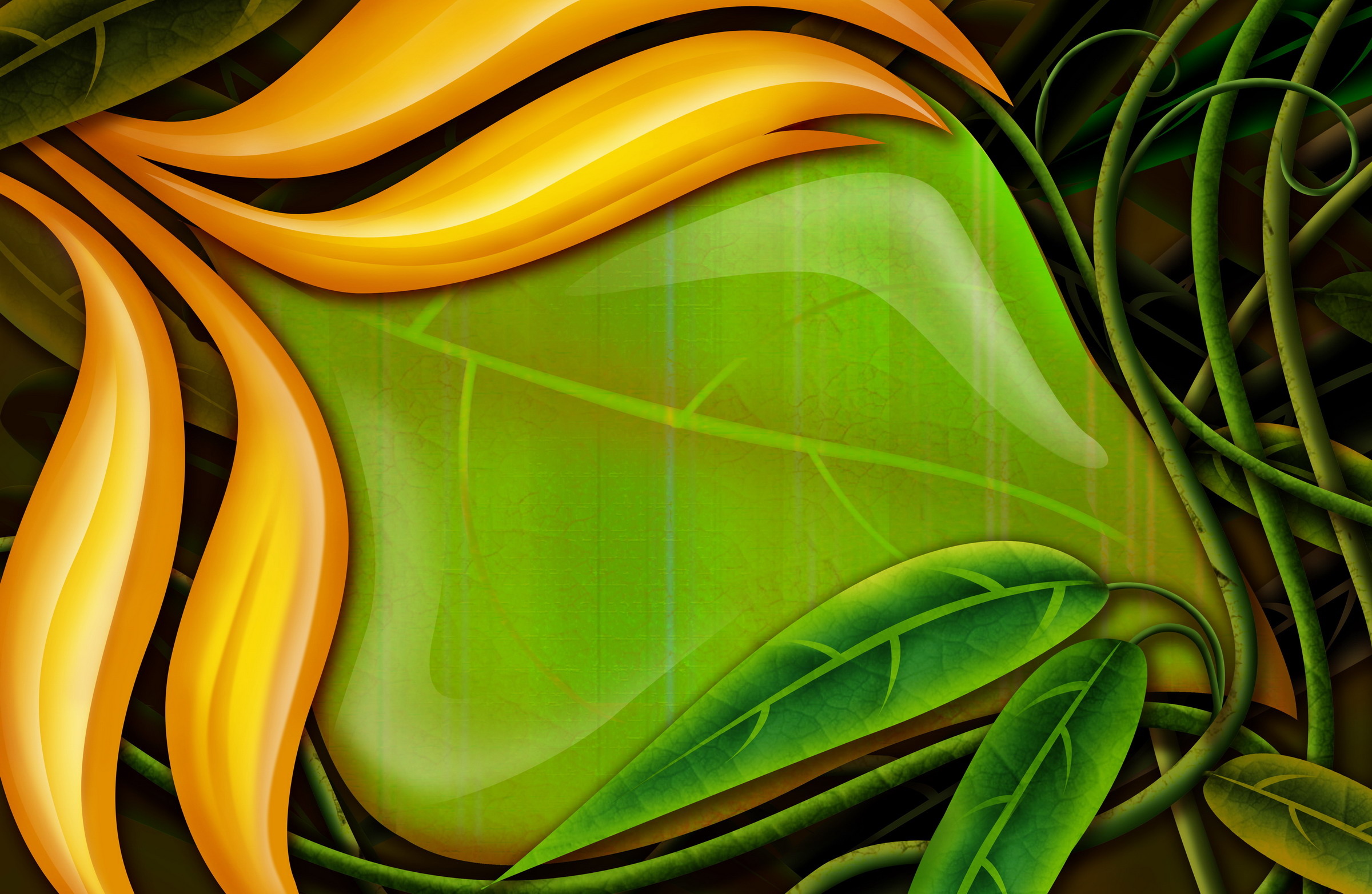 Рисованные обои