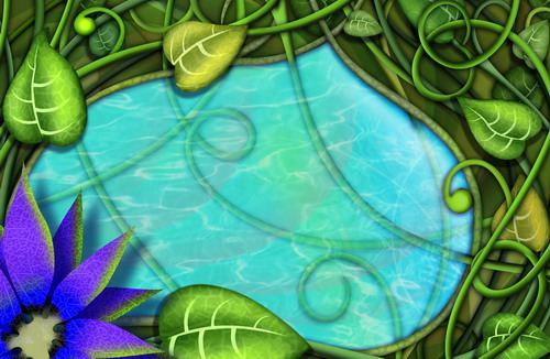 Рисованные обои