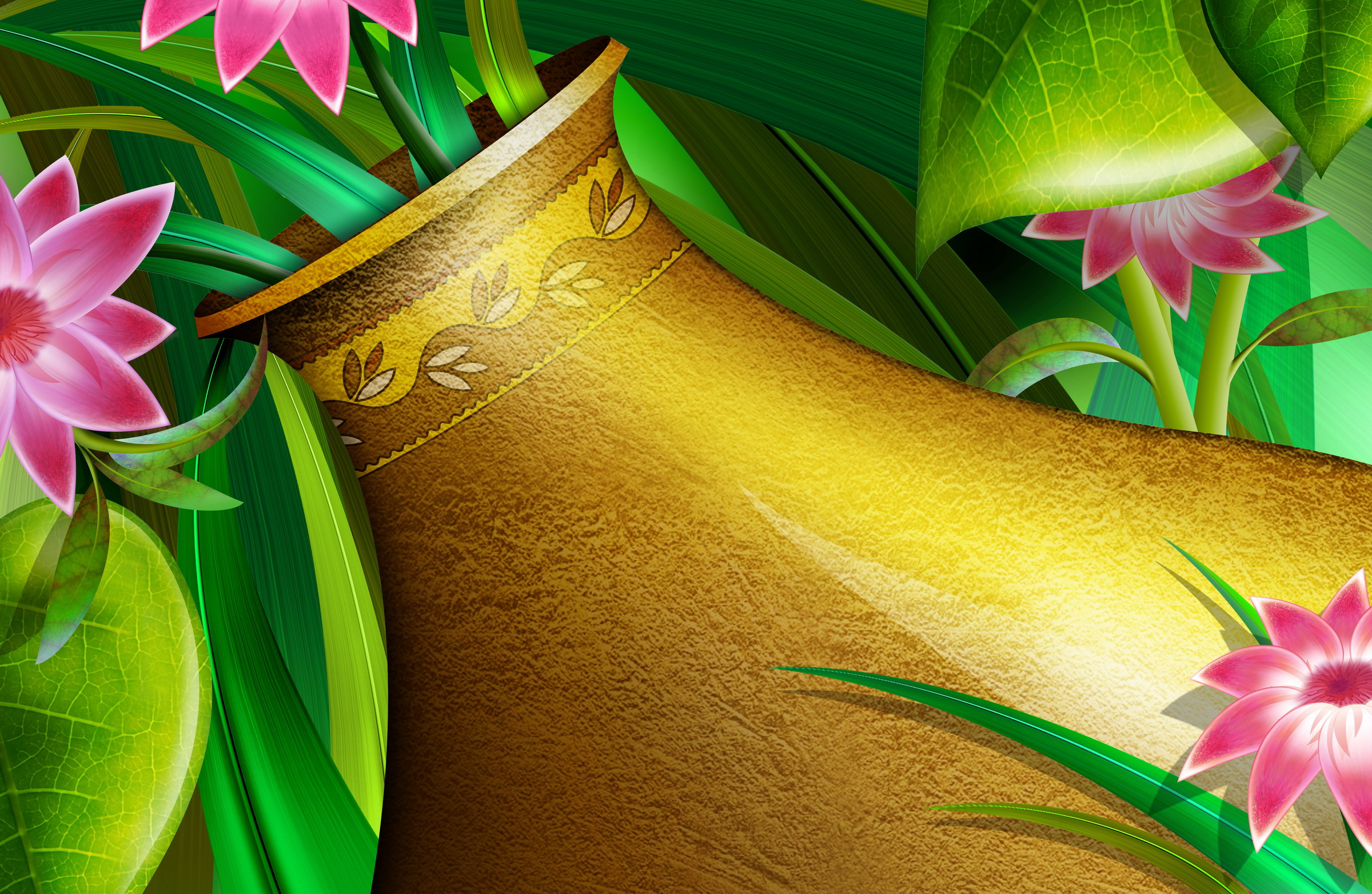 Рисованные обои