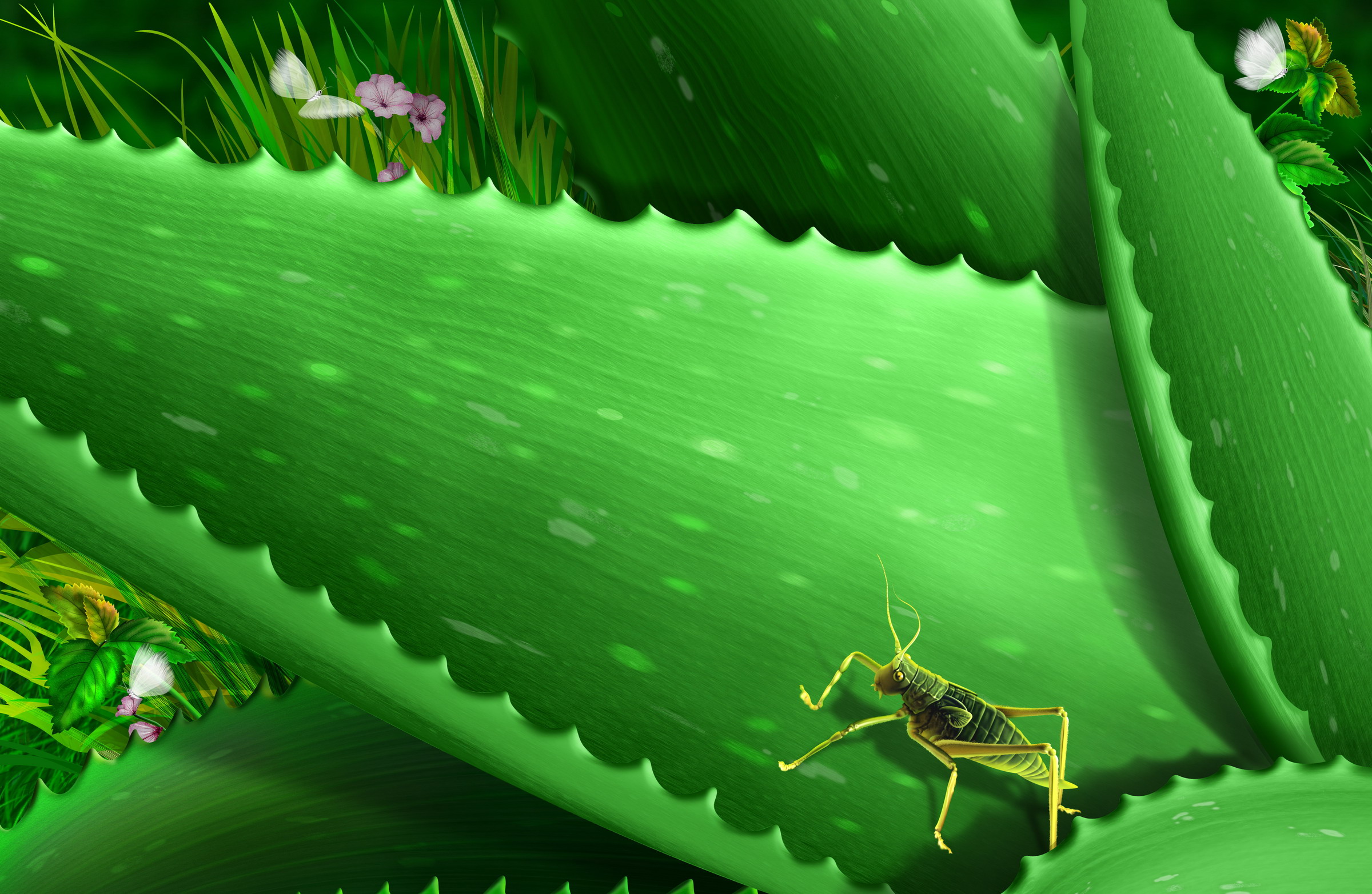 Рисованные обои