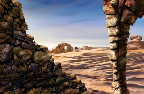 Рисованные обои