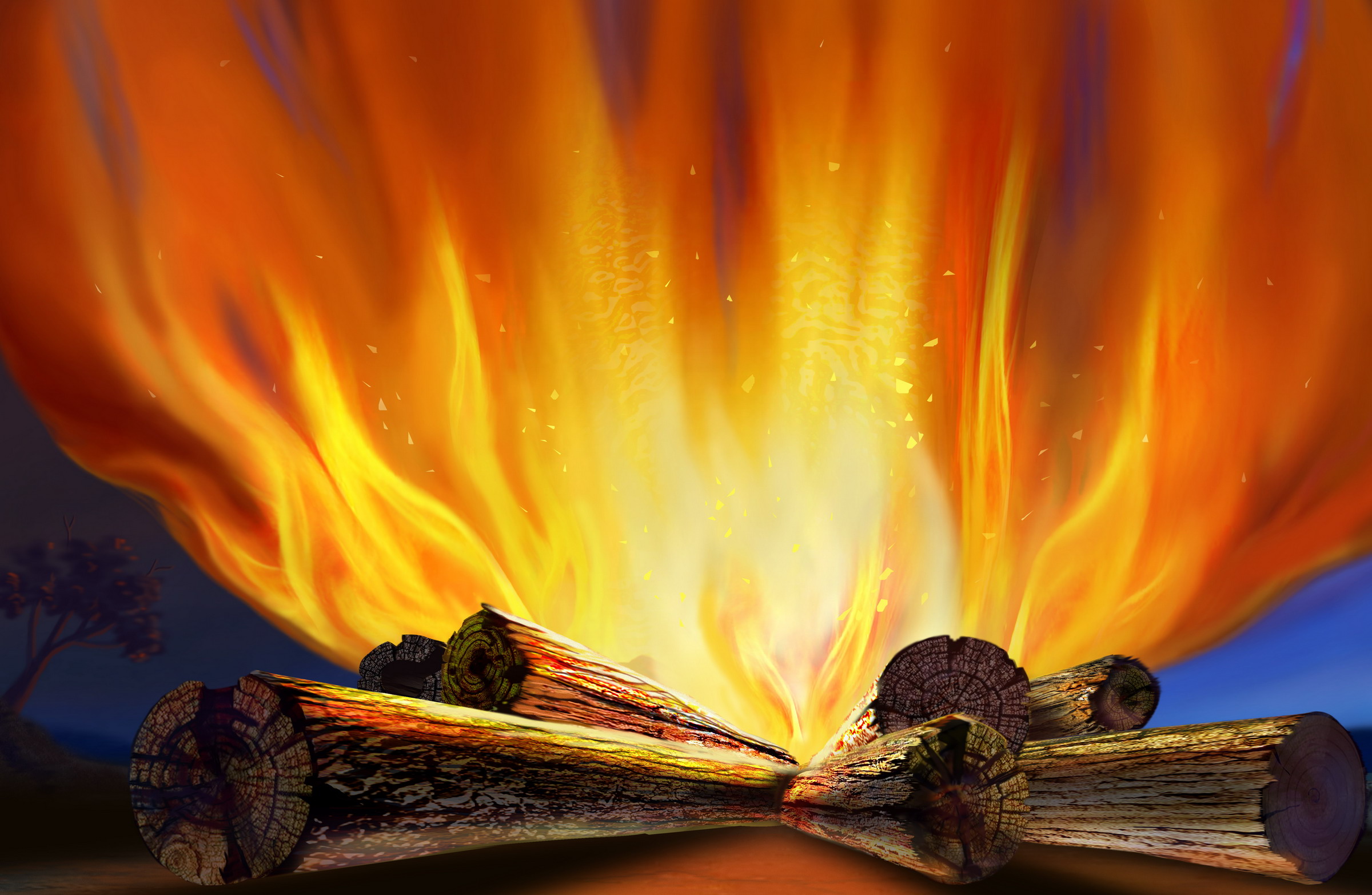 Рисованные обои