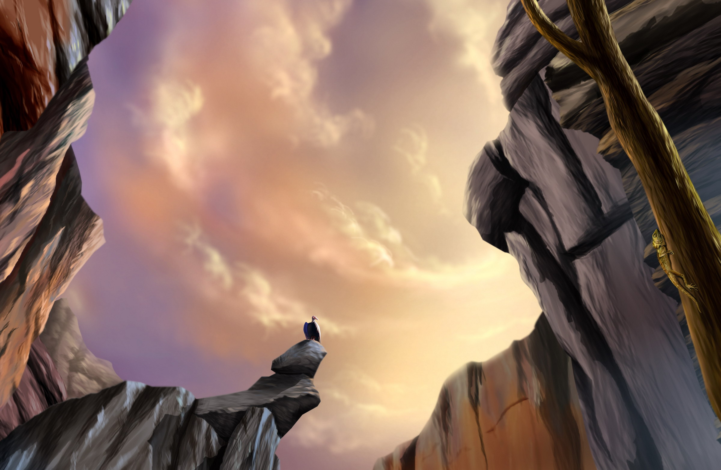 Рисованные обои