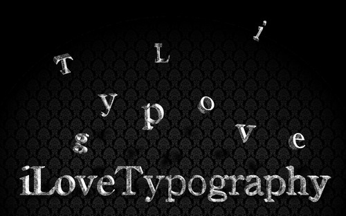 I love typography