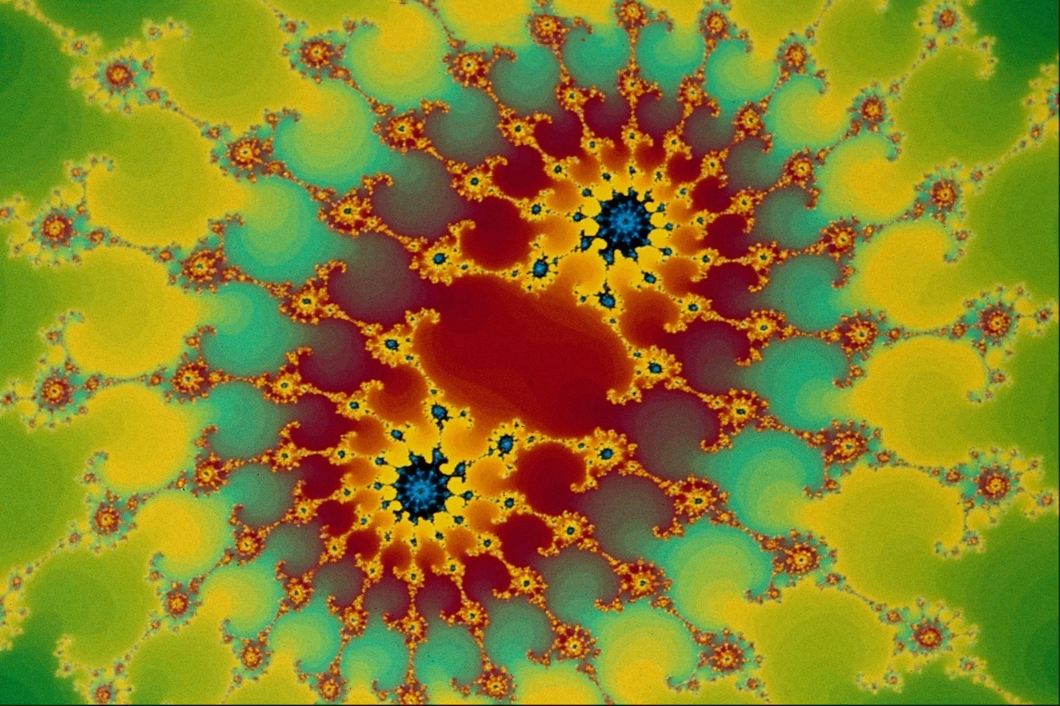 Разноцветные фракталы