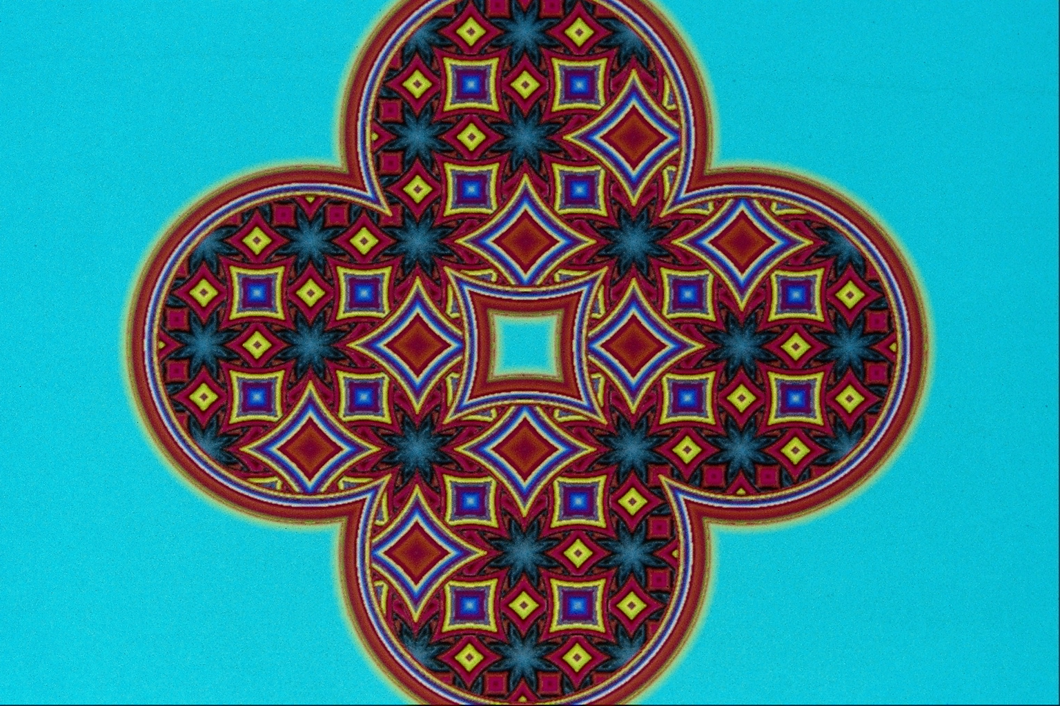 Разноцветные фракталы