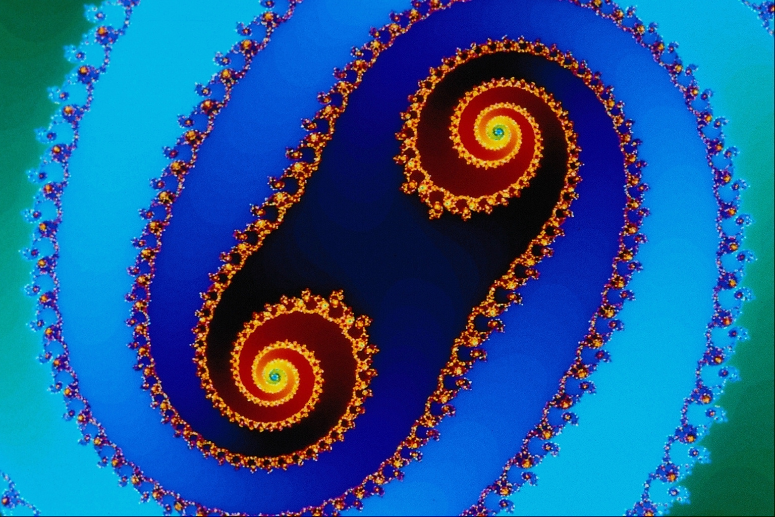 Разноцветные фракталы