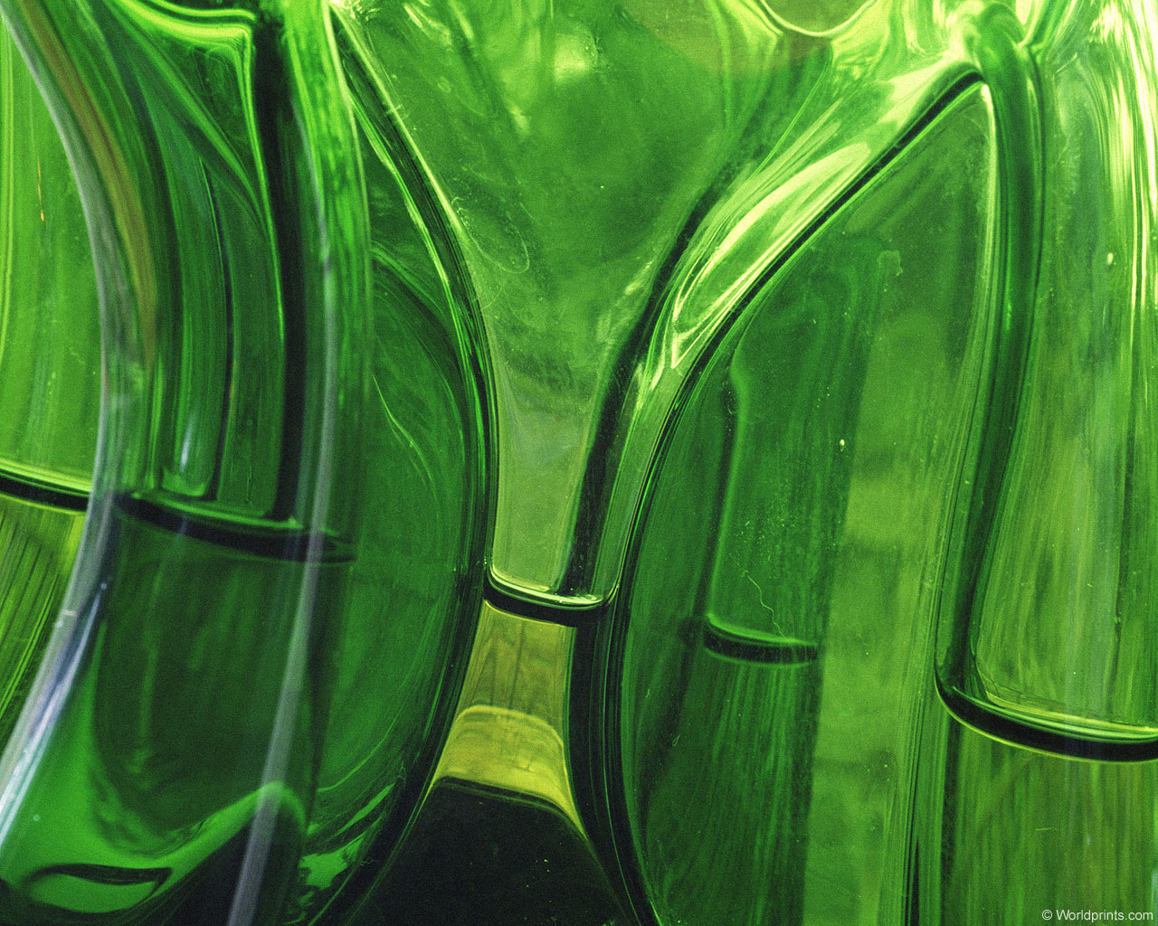 Зеленые обои