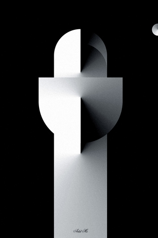 Обои для вашего iPhone - необычная колонна