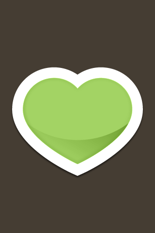 Обои для вашего iPhone - сердце на сером фоне