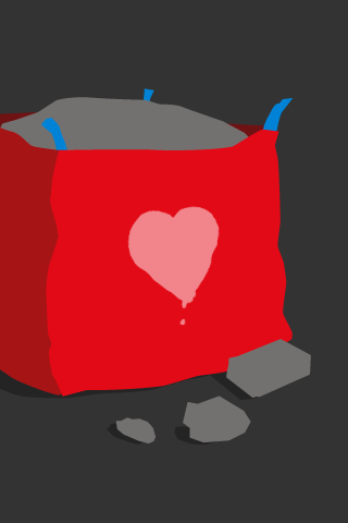 Обои для вашего iPhone - коробка с сердцем