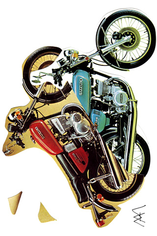 Обои для вашего iPhone - мотоцикл suzuki
