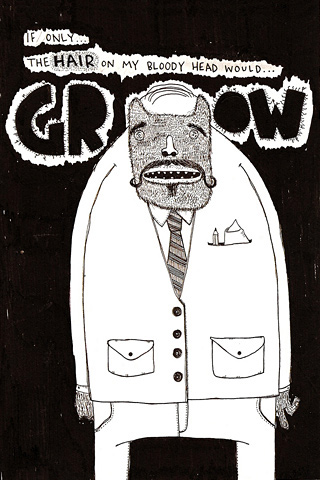 Обои для вашего iPhone - чернобелый комикс