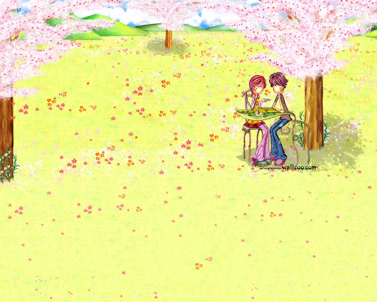 Позитивные рисунки про любовь