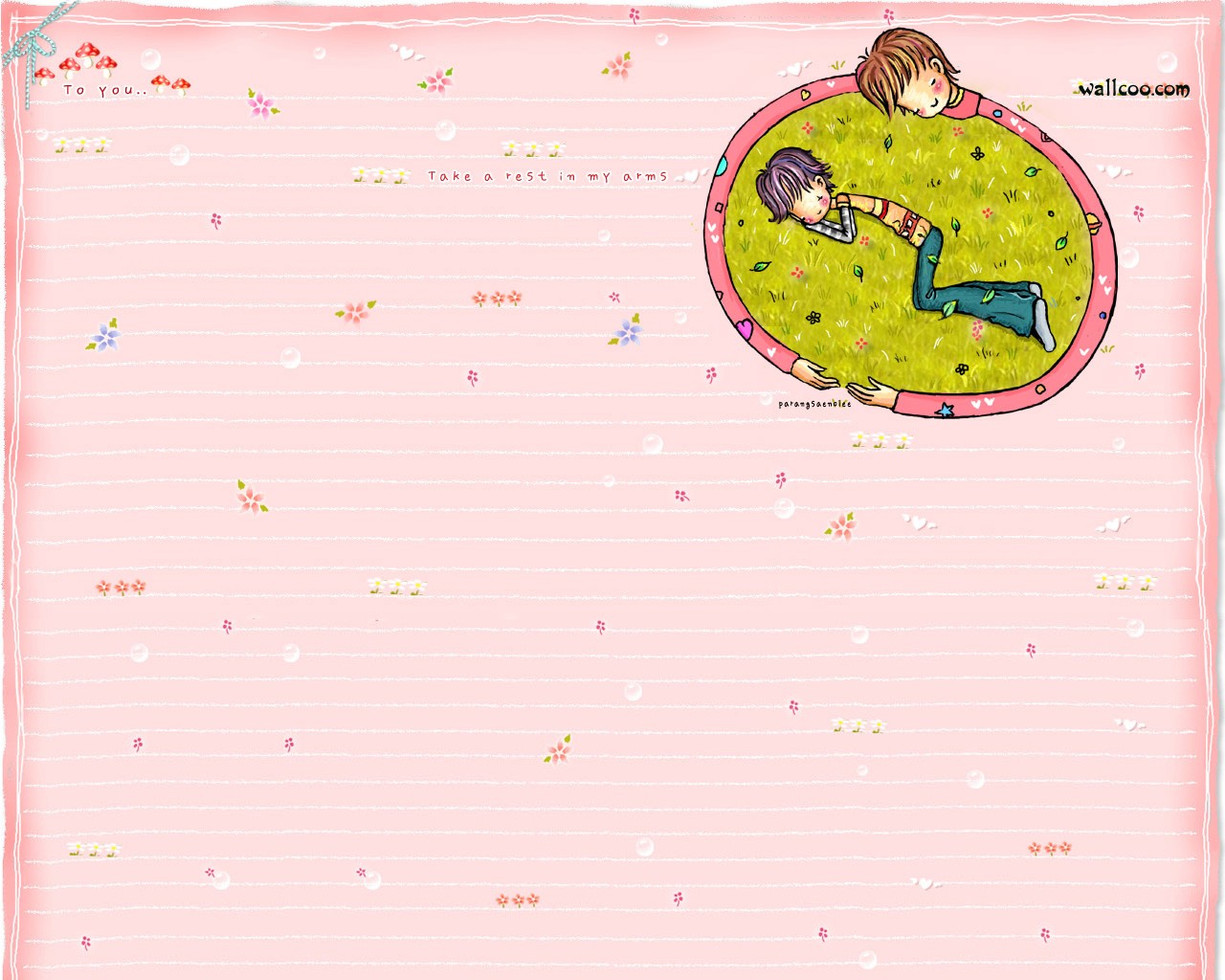 Позитивные рисунки про любовь