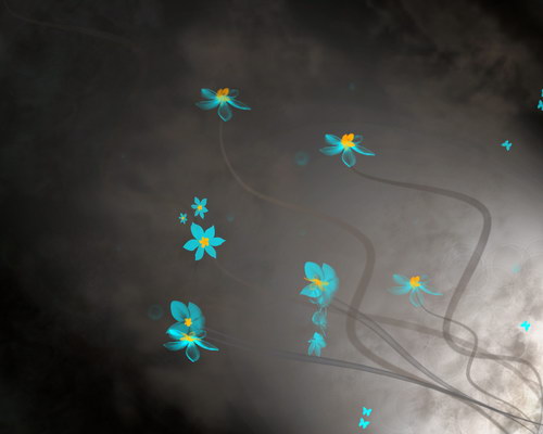 Рисованные обои