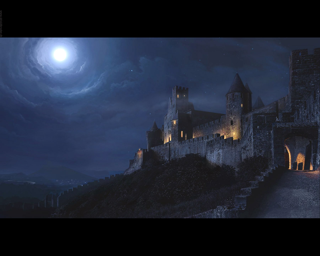 Рисованные обои