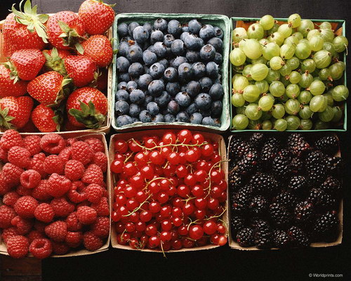 вкусные ягоды на рабочий стол