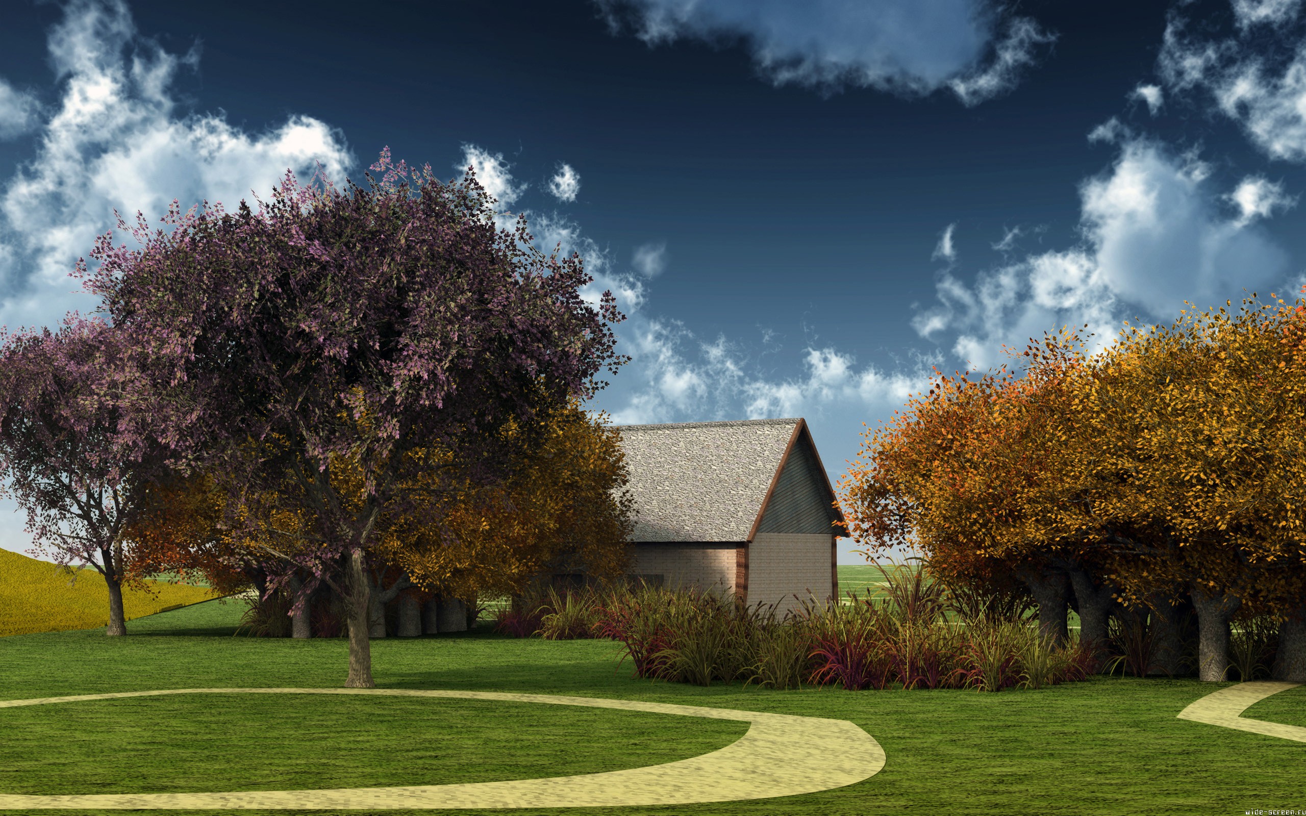 Широкоформатные обои